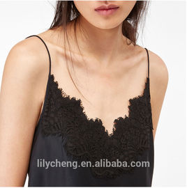 custom fashion women blouse casual top crop top sexy top with lace