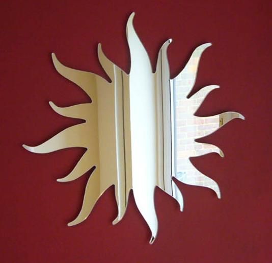 Beautiful Shape Acrylic Mirror Sheets With Customer's Design